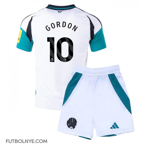 Camiseta Newcastle United Anthony Gordon #10 Tercera Equipación para niños 2024-25 manga corta (+ pantalones cortos)